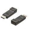 ADATTATORE DA DISPLAYPORT MASCHIO - HDMI FEMMINA NERO
