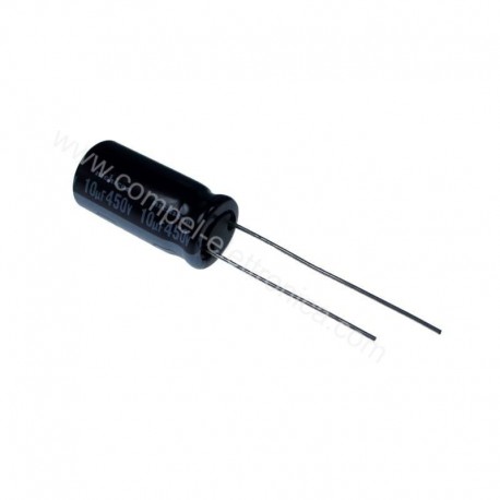 CONDENSATORI ELETTROLITICI 10uF 450V 105°C LOW IMP. NICHICON 12,6x21mm