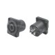 PRESA SPEAKON DA PANNELLO 4 CONTATTI FLANGIA 26X31mm ORIG. NEUTRIK