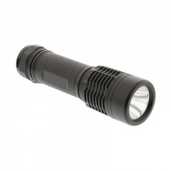 TORCIA A 1 LED 5W 280Lm ALLUMINIO ANODIZZATO NERO IPX7