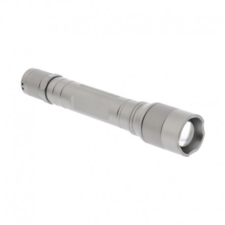 TORCIA A 1 LED 3W 150Lm ALLUMINIO ANODIZZATO GRIGIA IPX5