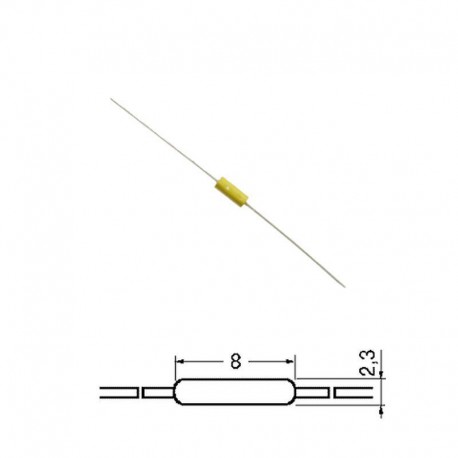 PICOFUSIBILE 0,5A Dimensioni 2,3X8mm