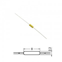 PICOFUSIBILE 5A Dimensioni 2,3X8mm