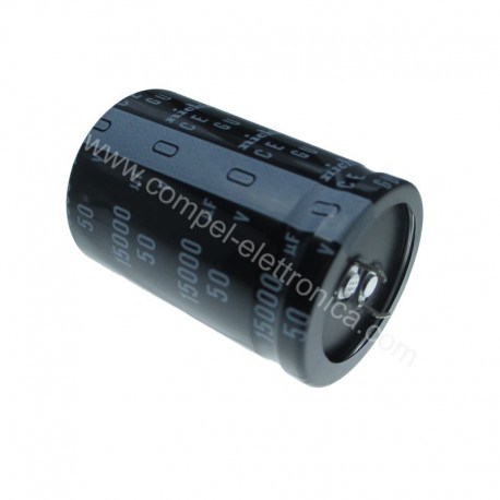 CONDENSATORI ELETTROLITICI SNAP-IN 15.000UF 50V 105°C LOW IMPED. 30x50mm