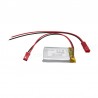 BATTERIA 3,7V 550mA Li-PO 5x30x40mm RICARICABILE CON FILO