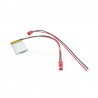 BATTERIA 3,7V 250mA Li-PO 6x17x30mm RICARICABILE CON CONNETTORE M/F 2P