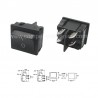 INTERRUTTORE BIPOLARE BASCULA 10A 250V OFF-ON NERO