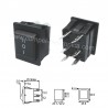 INTERRUTTORE A BASCULA ON-OFF-ON 16A 250V 3 POSIZIONI NERO