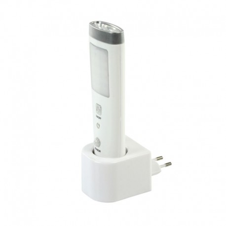 TORCIA A 15 5 LED LUCE D'EMERGENZA-SENSORE PIR RICARICABILE PORTATILE