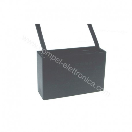 CONDENSATORI 0,5UF 450Vac IN BOX PER AVVIAMENTO MOTORI 2 FILI
