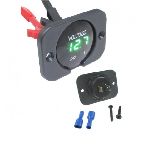 VOLMETRO DIGITALE DA PANNELLO IMPERMEABILE