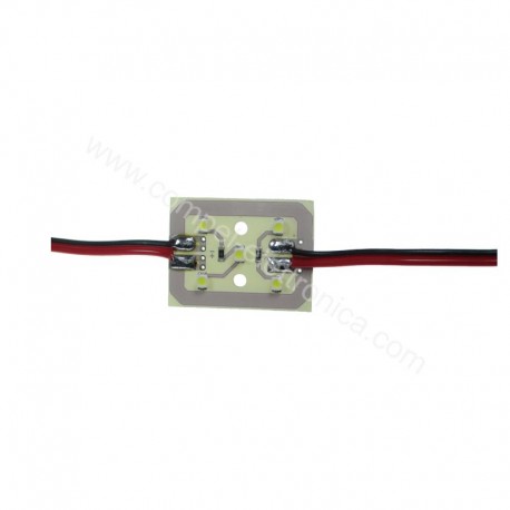 MODULO 5 LED 12Vdc 3000K 26Lm 120° 0,48W