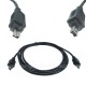 CAVO FIREWIRE 4P - 4P MASCHIO / MASCHIO LUNGO 1,8 MT NERO
