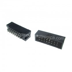 CONNETTORE IDC MASCHIO 16P THT PASSO 2,54