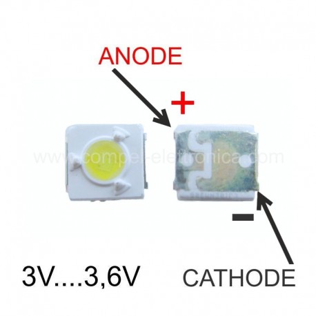 DIODO LED 3535 1W RP 115LM PER BARRE RETROILLUMINAZIONE TVLED LG SAMSUNG