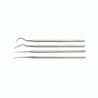 KIT 4 UTENSILI A PUNTA CURVA E DIRITTA 1PK-3178 PROSKIT