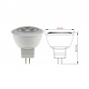FARETTO A LED GU4 12Vdc/Vac 4W 3K 260Lm MINI DIAM. 35MM ALT. 38,5