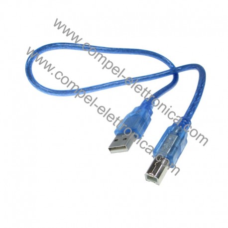 CAVO USB A / USB B 2.0 MASCHIO-MASCHIO 50CM