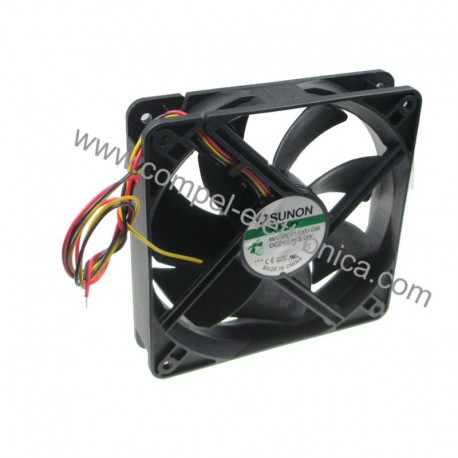 VENTOLE 120X120X25H 24Vdc 5W 0,207A CUSCINETTI TACHIMETRICA 3 FILI SUNON