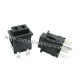 INTERRUTTORE BIPOLARE A PULSANTE CON ASOLE 10A 250V NERO 4 PIN