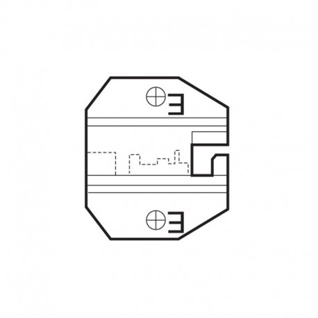 TESTA CRIMPATRICE PER SPINE MODULARI 10 POLI