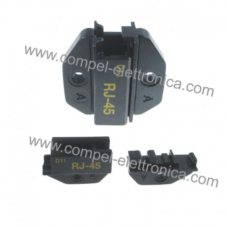 TESTA CRIMPATRICE PER SPINE MODULARI RJ45 8P/8C 1PK-3003D11