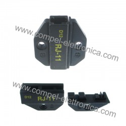 TESTA CRIMPATRICE PER SPINE MODULARI RJ11 6P/4C 1PK-3003D12