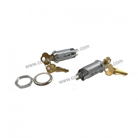 INTERRUTTORE A CHIAVE A PULSANTE N.A. 1 POSIZIONE