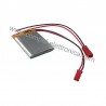 BATTERIA 3,7V 800mA LI-PO 48x34x5H RICARICABILE CONNETTORE M/F 2 FILI