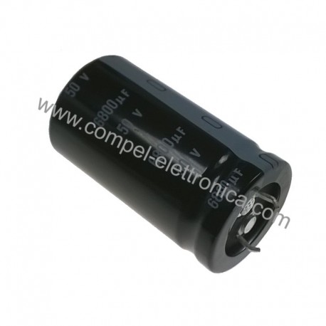 CONDENSATORI ELETTROLITICI SNAP-IN 6800UF 50V 25X45mm 105°