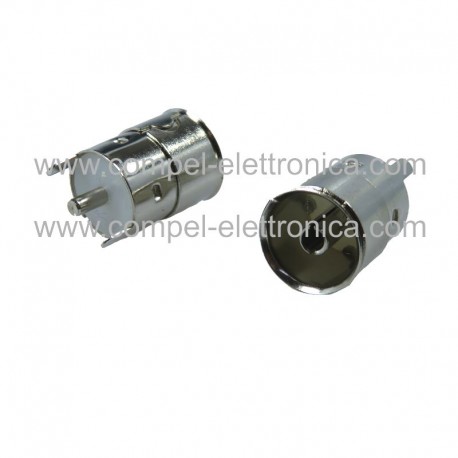 PRESA COAX PER TUNER LUNG. 14,5mm DIAM. 9,5mm A SALDARE