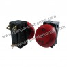 DEVIATORE A BASCULA 3 POSIZIONI 1-0-2 250VAC 10A CON TASTO TONDO ROSSO