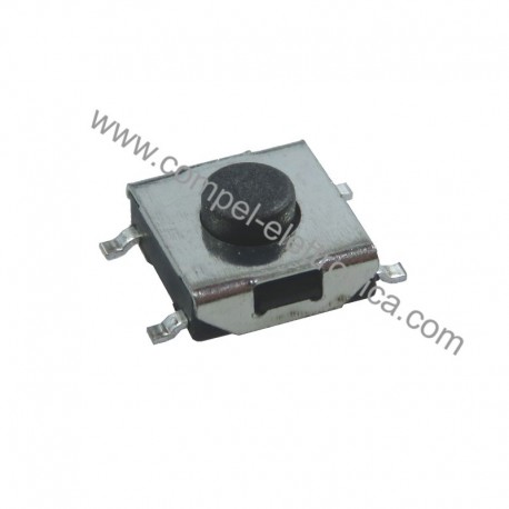 MINI PULSANTE 4 PIN SMD 6,2X6,2X5,2H METALLO