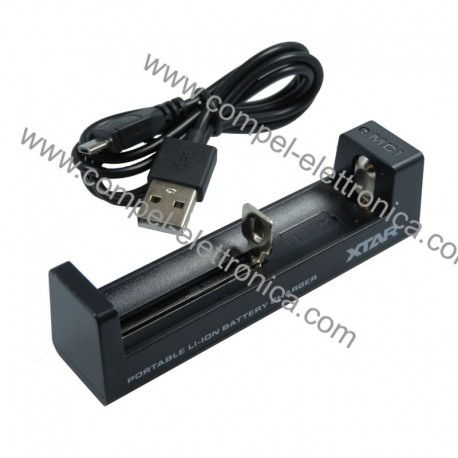 CARICABATTERIE PER BATTERIE RICARICABILI LI-ION