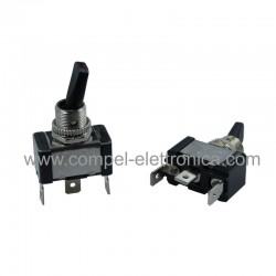 INTERRUTTORE LEVETTA ISOLATA 20A 12V NERO