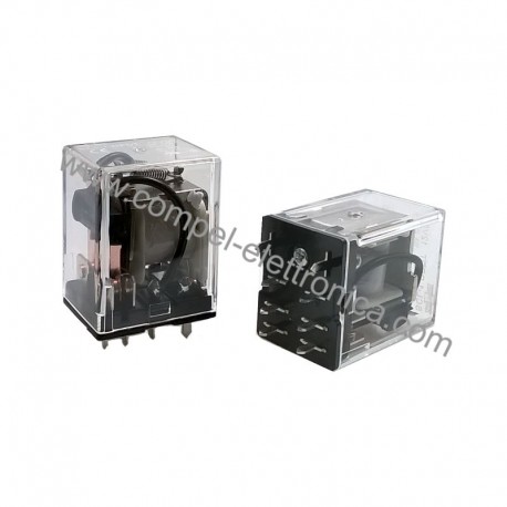 RELÈ SCL-1-DPDT-12VDC 10A/250V DPDT-NO NC 2 SCAMBI