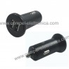 CARICABATTERA PER AUTO 12/24V - 2xUSB 5V 4,8A max - NERO