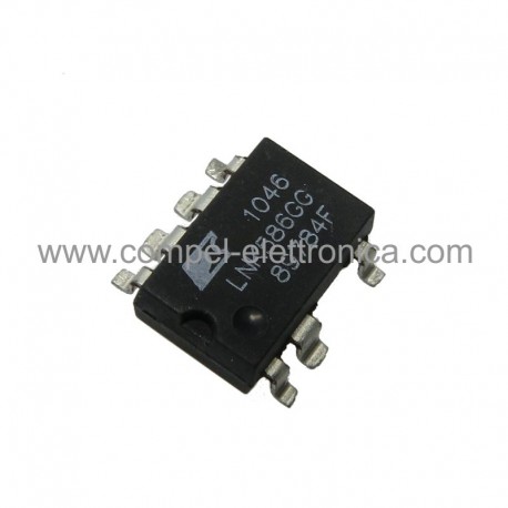 LNK 586 GG IC ZERO STANDBY CONSUMPTION INTEGR. OFF-LINE SWITCHER SMD-8C