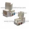 PRESA KEYSTONE 8P8C RJ45 NON SCHERMATA CAT5 UTP CRIMP. SENZA UTENSILE