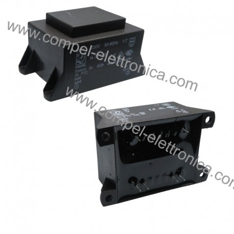 TRASFORMATORI 6W 2x15V 230VAC INCAPSULATI DOPPI SECONDARI