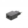 CARICABATTERIE DA RETE AC 110/240V USCITA USB 5V 2,4A NERO
