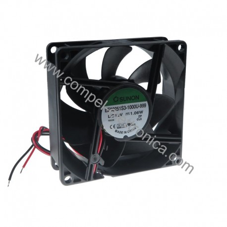 VENTOLE 80X80X25H 12VDC 1,6W A BRONZINE SUNON