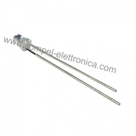 DIODO LED 3MM ALTA LUMINOSITA' GIALLO 5 KMC