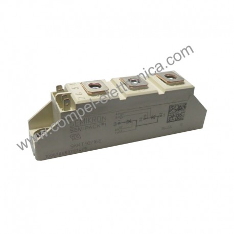 SKKT 92/16E THYRISTORS SCR MODULES 1600V 98A SEMIPAK