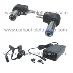 ALIMENTATORE SWITCH 24V 3A 72W 2 CONNETTORI 5,5x2,1mm / 5,5x2,5mm