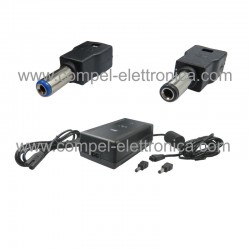 ALIMENTATORE SWITCH 24V 5A 120W 2 CONNETTORI 5,5x2,1mm / 5,5x2,5mm