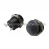 PULSANTE NERO 3A 250VAC NORMALMENTE APERTO SPST-NO NERO