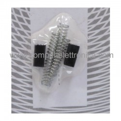 CARBONCINO 5X5X10mm CON MOLLA 18mm 2 PZ.