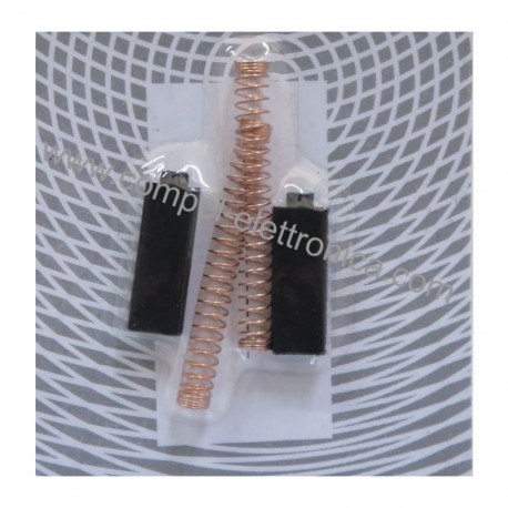 CARBONCINO 5X8X22mm CON MOLLA 24mm 2 PZ.