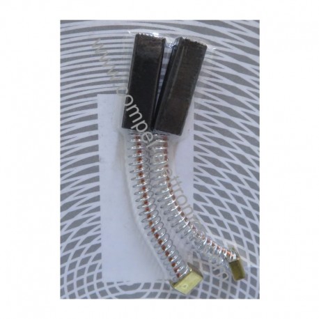 CARBONCINO 6X8X25mm CON MOLLA 40mm 2 PZ.